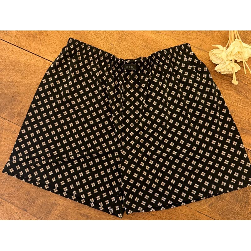 Samba Canção Cueca Short de Dormir Em Malha fria pijama Masculino
