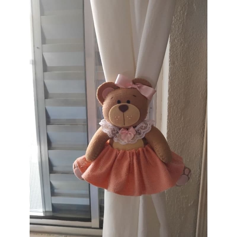 Par de prendedor de cortina ursinha🐻🐻