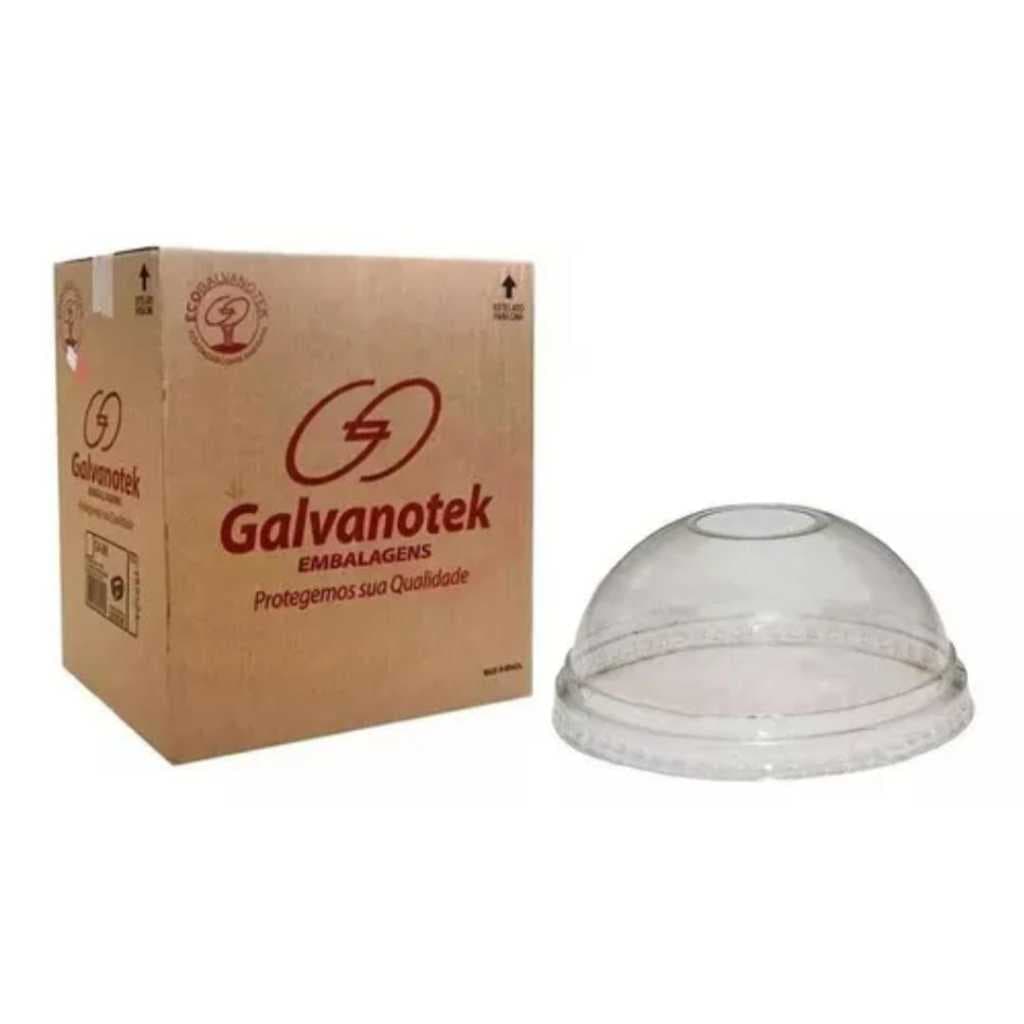 Tampa Bolha Com Furo Para Sorvete Mix Galvanotek G-676 C/400