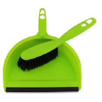 Kit Mini Vassoura e Pá limpeza multiuso prático