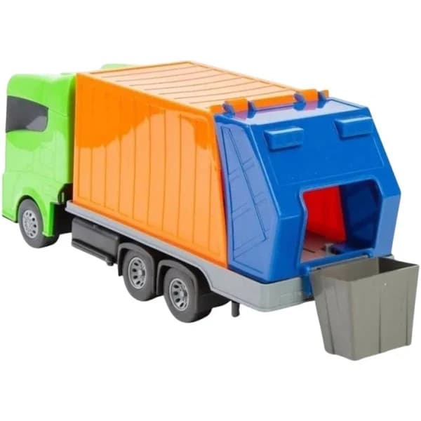 SUPER FROTA COLETOR - caminhão - brinquedo - colorido - profissão - divertido - divplast