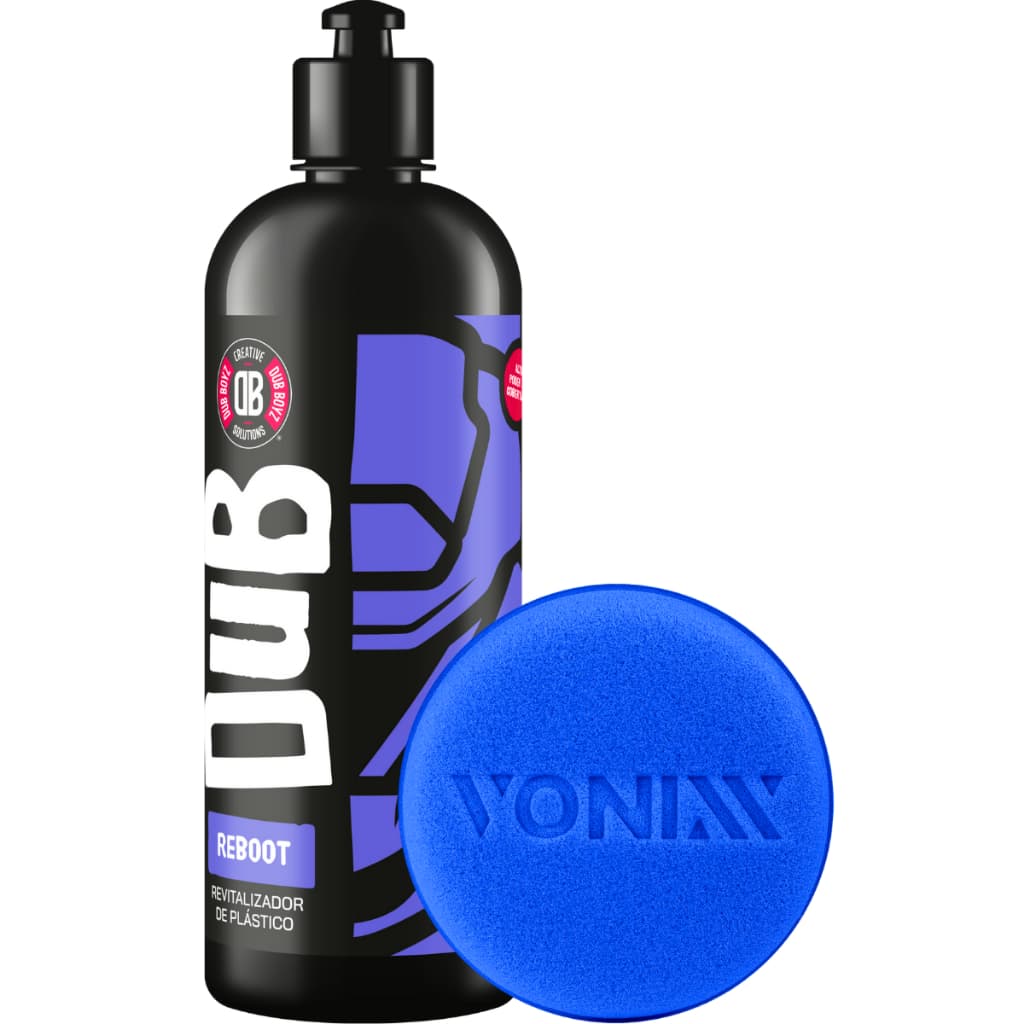 Restaurador de Plástico Automotivo Reboot 500ml Aplicador