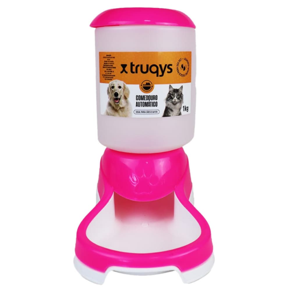 Comedouro 1KG/ 2L Automatico Para Pet - Truqys Pet