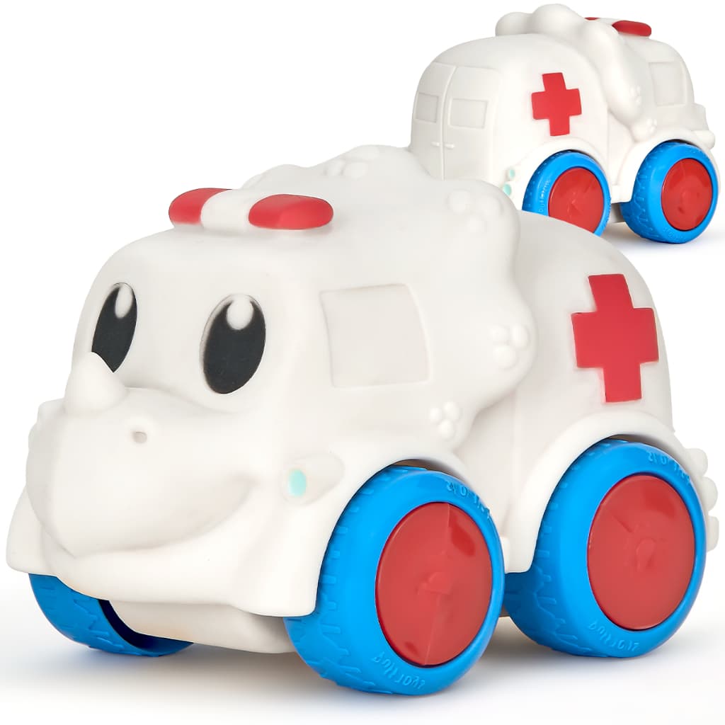 Brinquedo Carrinho Dinossauro Ambulância Infantil