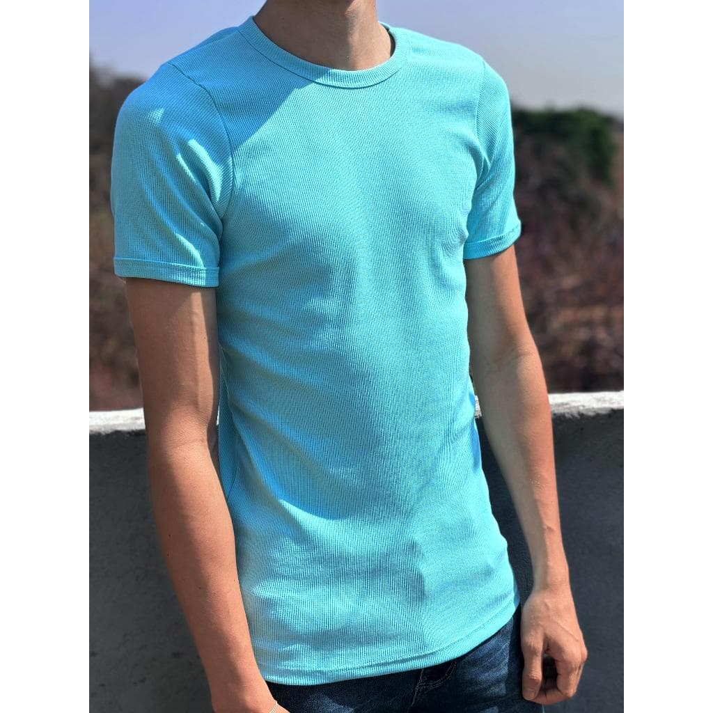 Camiseta americana canelada gringa