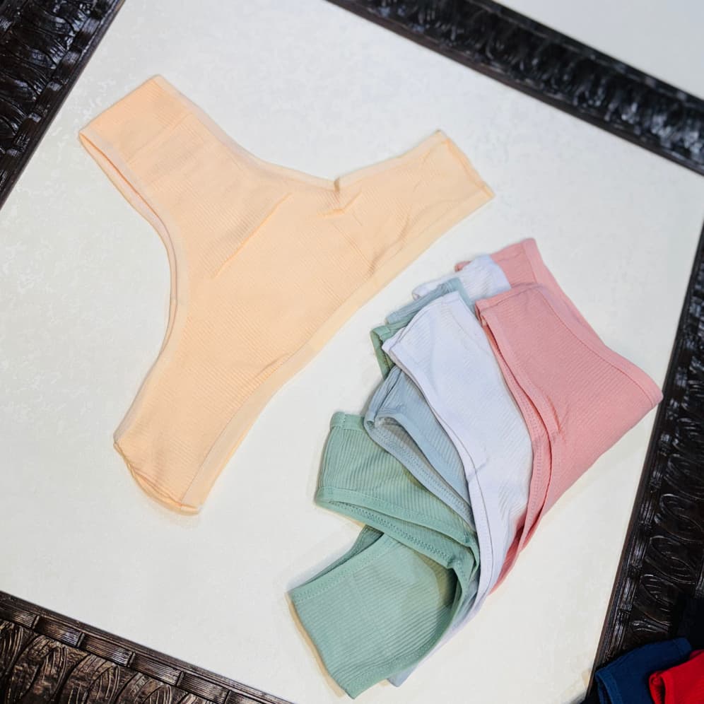 Kit 2 Calcinhas Zed Gringas, Malha Loba Canelada, Confortáveis, Ajuste ao Corpo