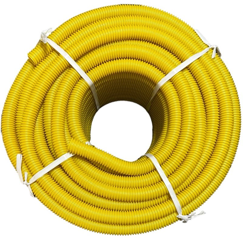 Conduíte Corrugado Amarelo Laje 3/4 - 100 Metros (super resistente)