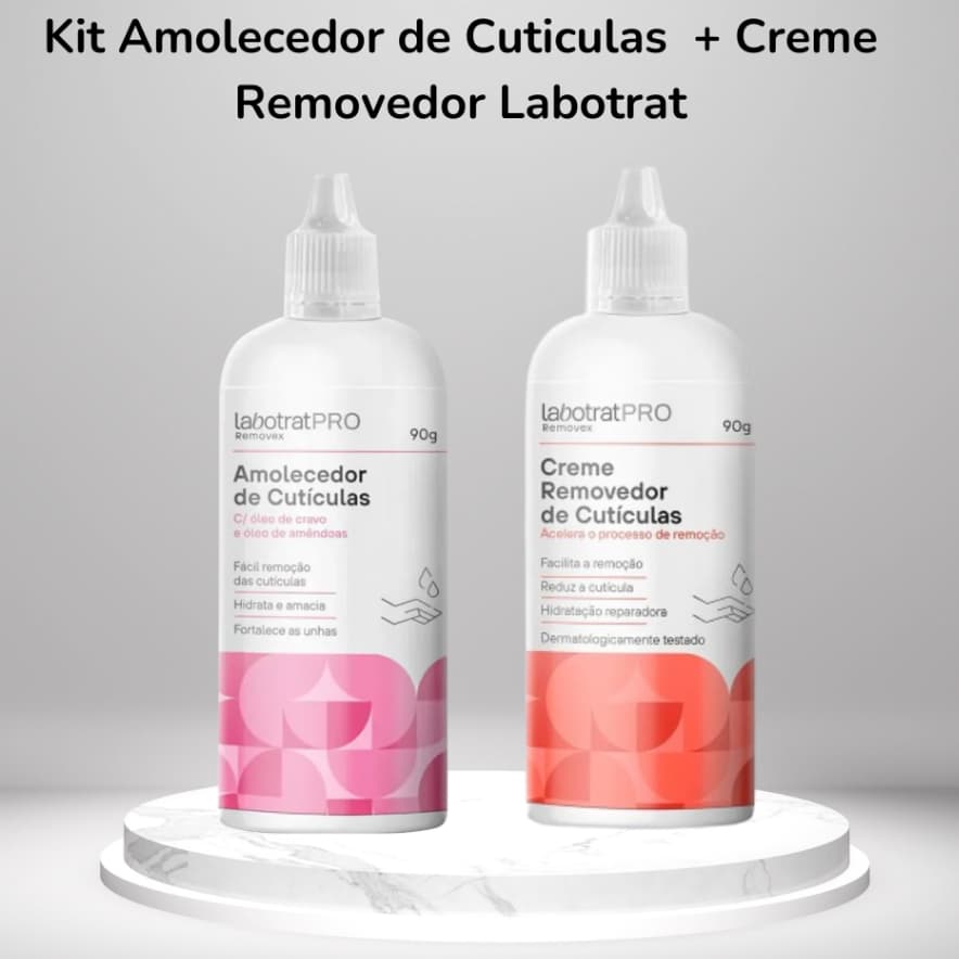 Kit Amolecedor de Cutículas  + Creme Removedor de Cutículas Labotrat