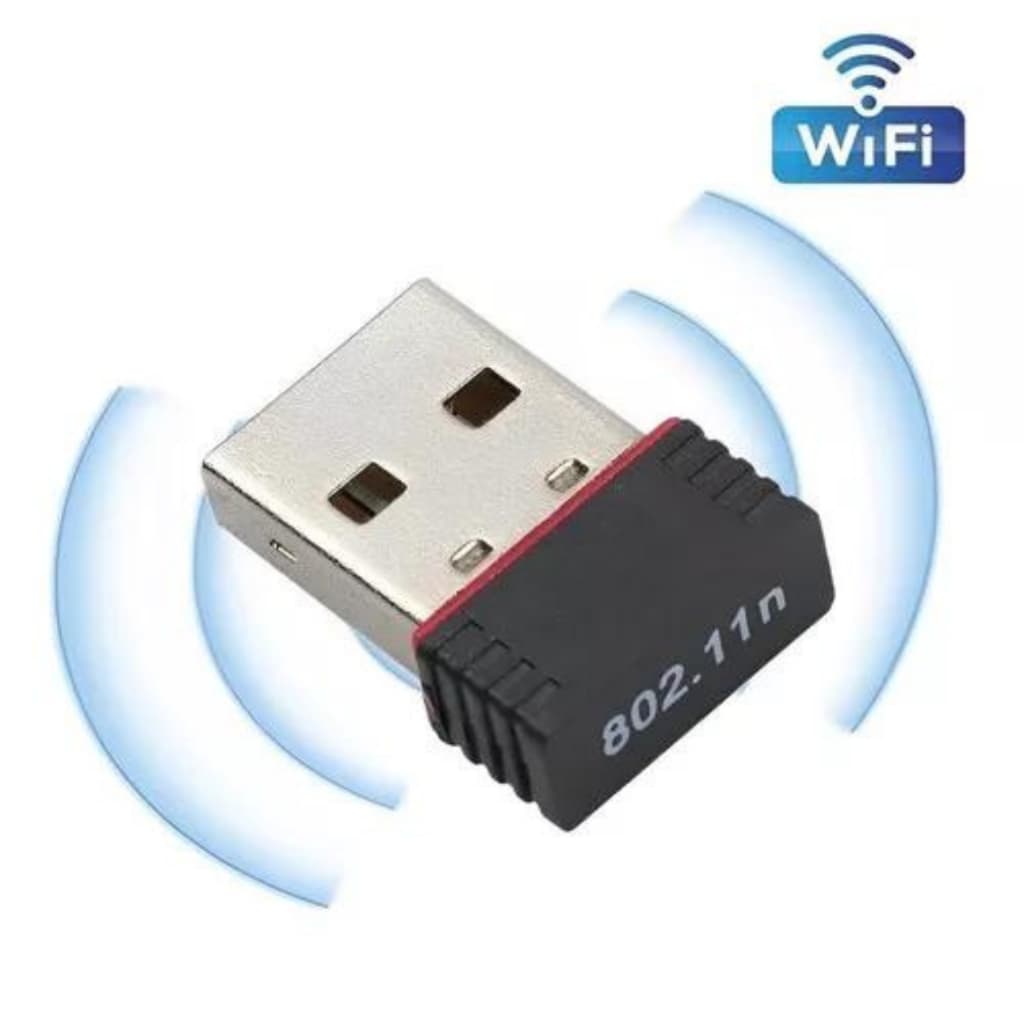 Adaptador Rede Sem Fio Receptor wifi Wireless Usb Nano para notebook pc