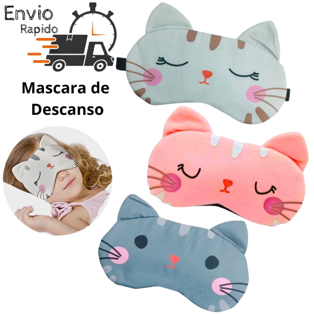 mascara de viagem de gel  para dormir descansar tapa olho venda luz Descanso relaxante