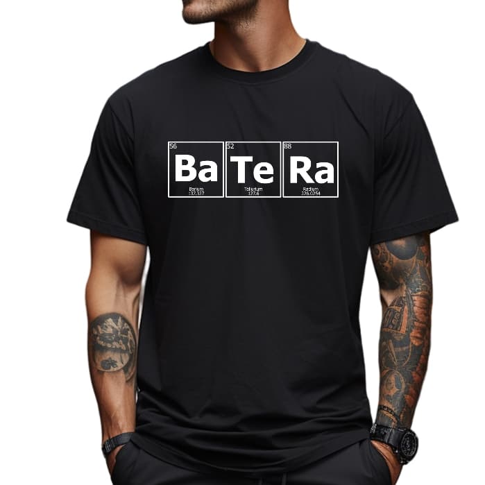 Camiseta Bateria Batera Camisa Baterista Drum Tabela Periódica Musico Bateria Musica Music Várias Cores