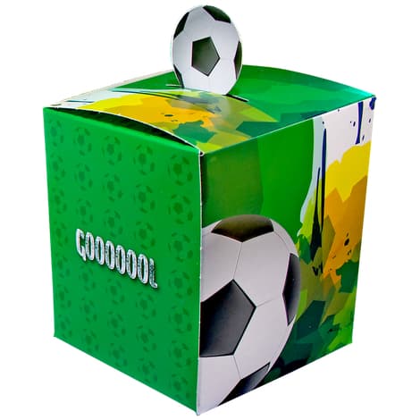 10 Caixas Pop Up Golaço- Festa do Futebol Doces/Brindes/Lembrancinhas