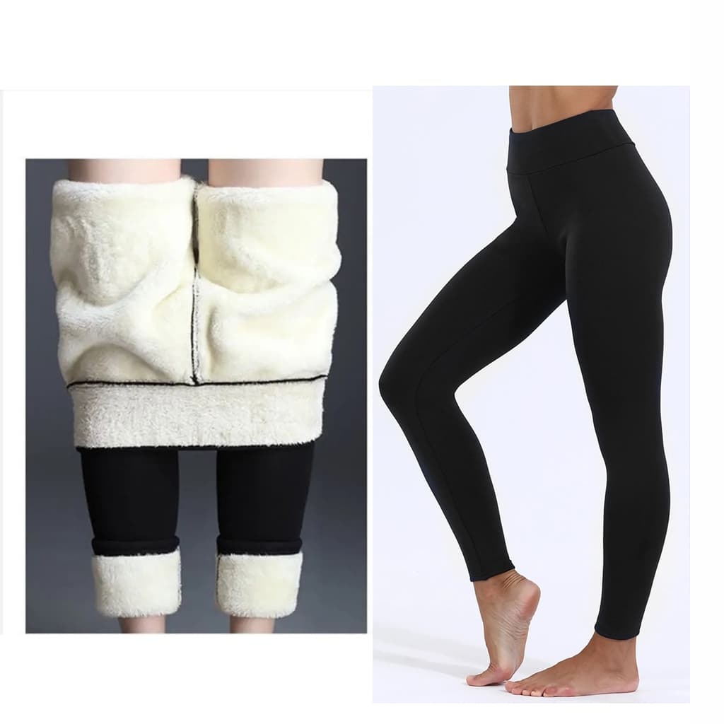 Calça Térmica Forrada Com Lã - Frio Neve Legging Forrada