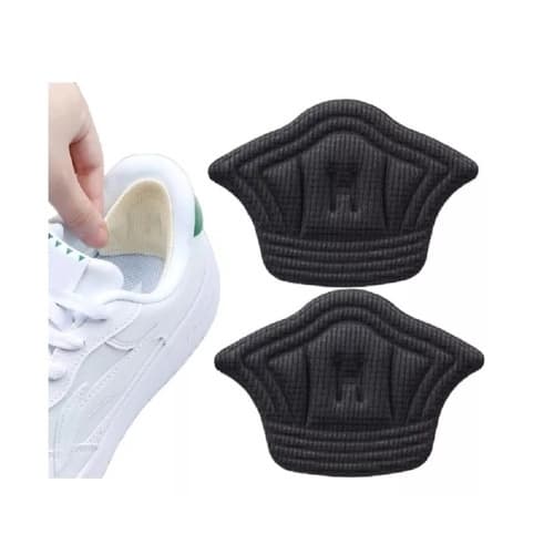2 Pcs Protetor Calcanhar Ajustável Formato Almofada Suporte Aliviar Dor Absorção Choque Palmilhas