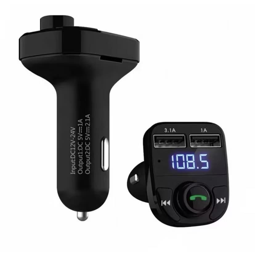 Adaptador Bluetooth Para Carro Transmissor FM - X8