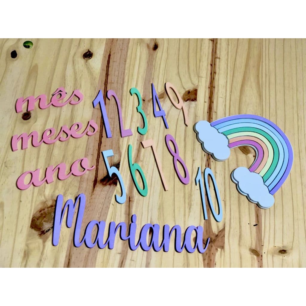 Kit mêsversario rainbown