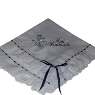 Manta Bebe Piquezinho Forrada Batizado