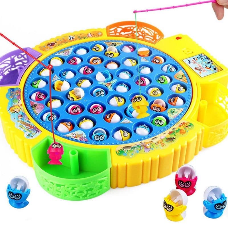 Peixe de brinquedo educacional,elétrico rotativo crianças, brinquedo educativo ao ar livre