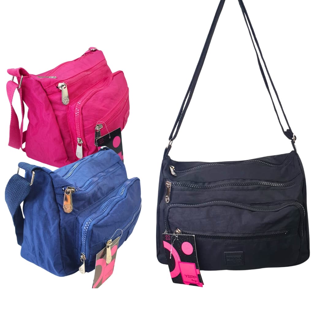Bolsa Feminina Tiracolo Charmosa Colorida 4 Compartimentos