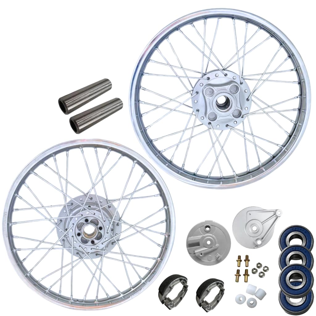 Par Aro Roda Raio 4mm Cg Até 99 C/rolamento/espaçador/lona/espelhos