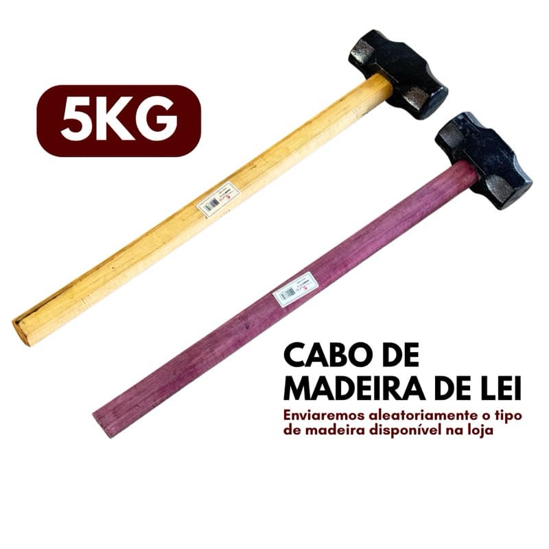 Marreta com cabo longo 5kg