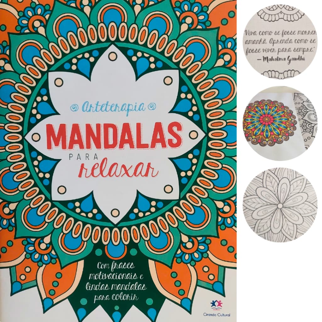 Mandalas Para Colorir – Relaxar e Desestressar – Arteterapia Antiestresse