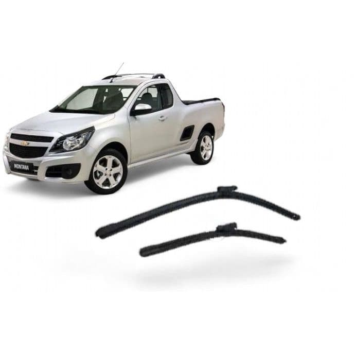 Par Palhetas Limpador De Parabrisa Dianteiro Para Chevrolet Montana 2003 2004 2005 2006 2007 2008 2009 2010