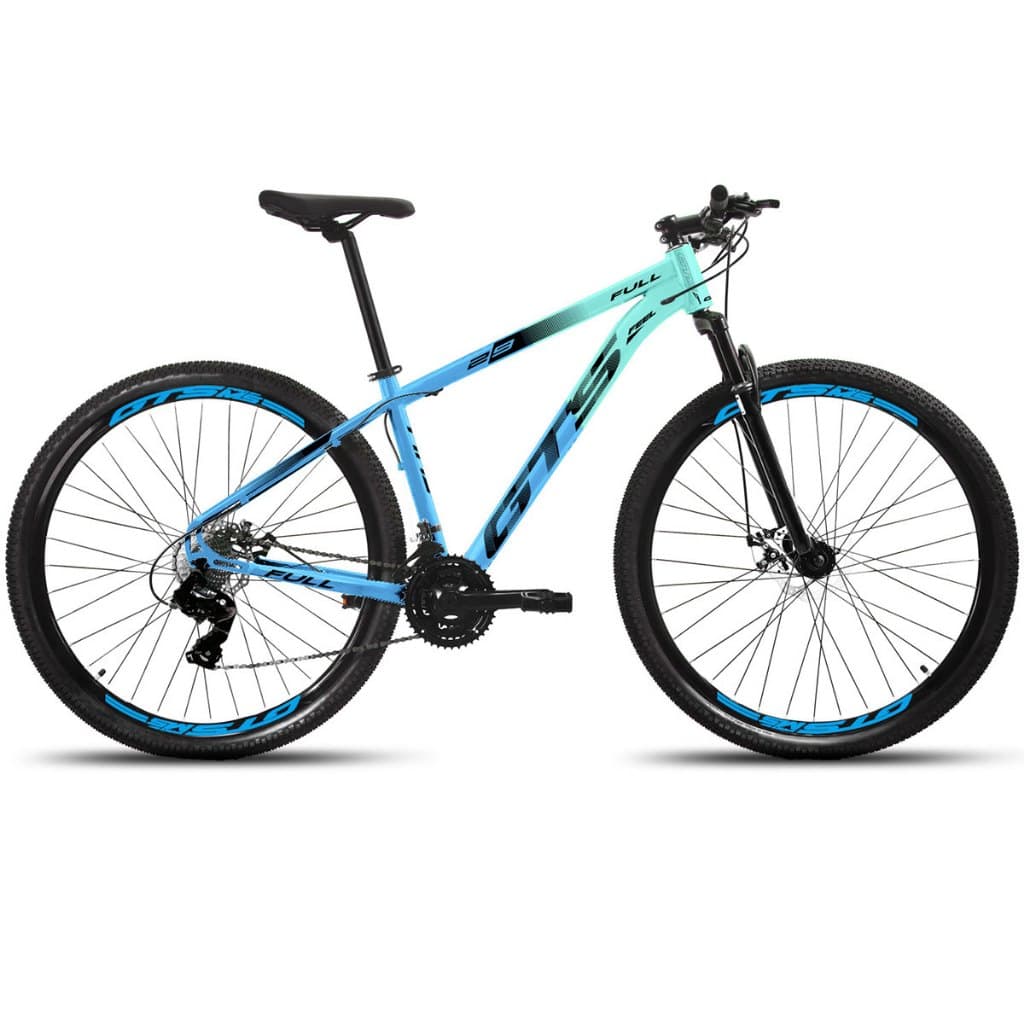 Bicicleta Aro 29 Gts Feel Full 24 Marchas freios à Disco Hidráulico Quadro de alumínio