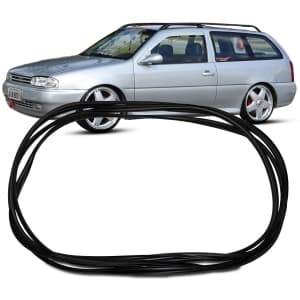 Par Borracha do Vidro Lateral Traseiro Fixo Parati Bola G2 96 97 98 99