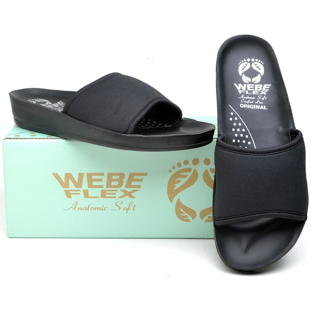 Chinelo Ortopédico Feminino Couro Sintético Webe Flex