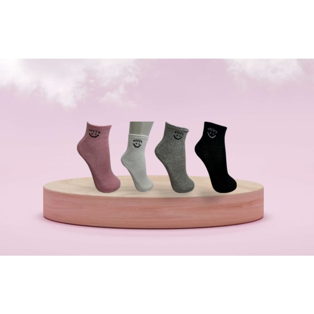 Kit 6,12 e 24Pares Meias Feminina Coloridas