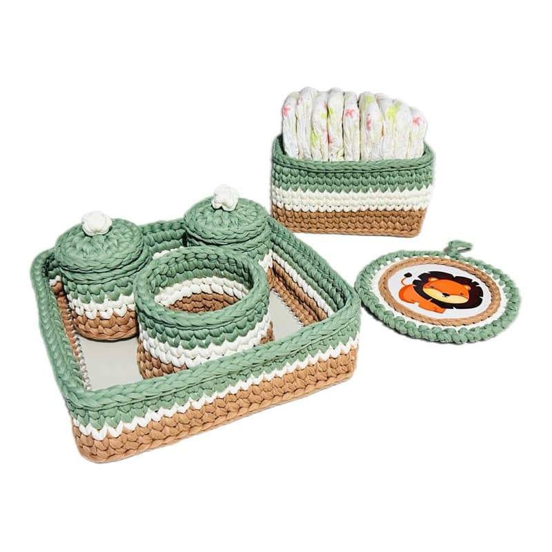 Kit Higiene Safari Baby Fio Premium Base Acrílico