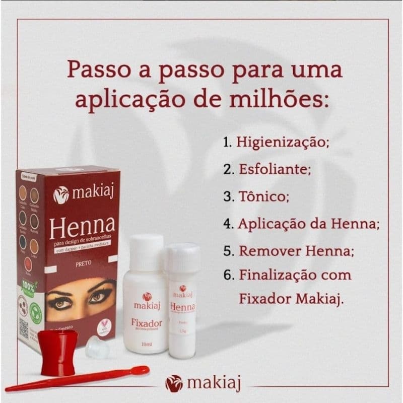 Henna Makiaj + Dappen copinho monomer em vidro esterilizavel para misturar Henna