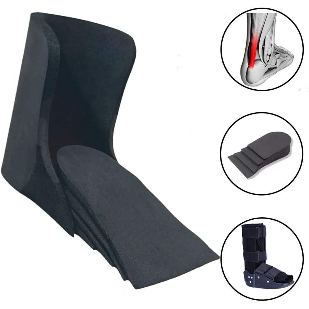 Kit Cunhas Para Tratamento Tendão De Aquiles para uso com Bota Ortopédica