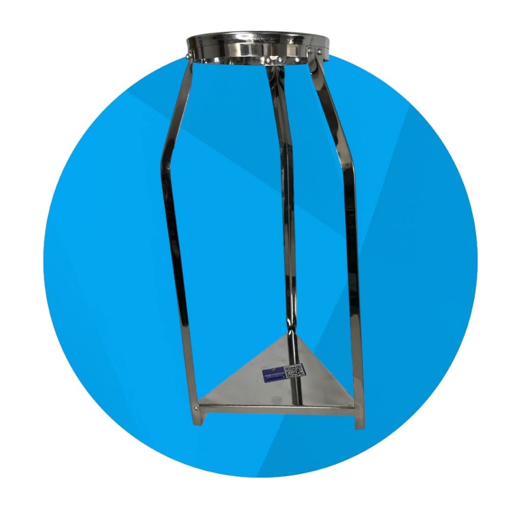 Suporte de Coador Médio Mancebo Inox para Garrafa Térmica 2 a 3 L – Nobre Utensilios Profissional Reforçado Durável
