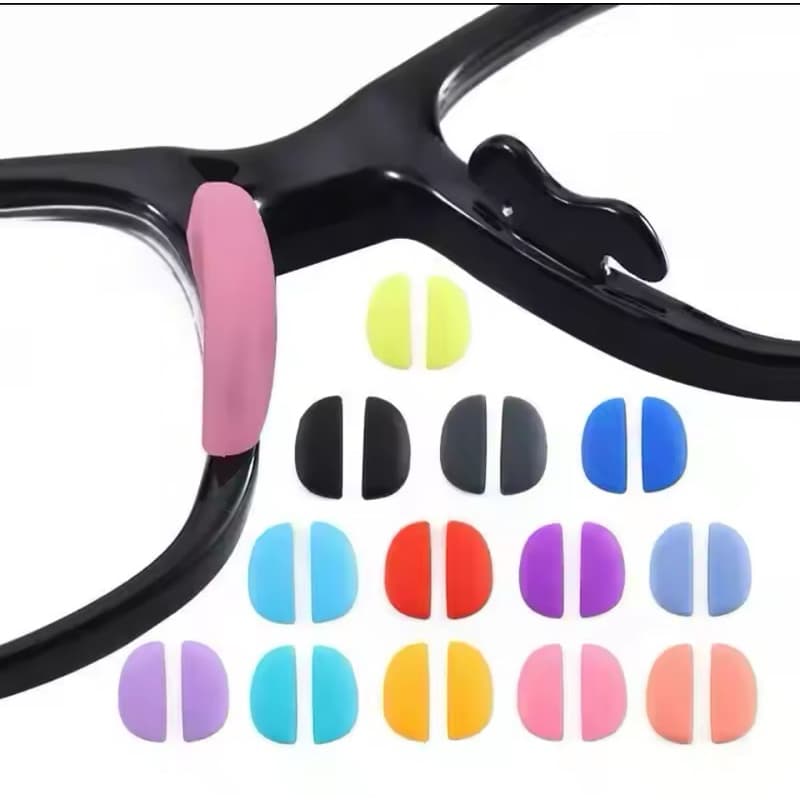 Almofada de silicone confortável para óculos - 5 pares