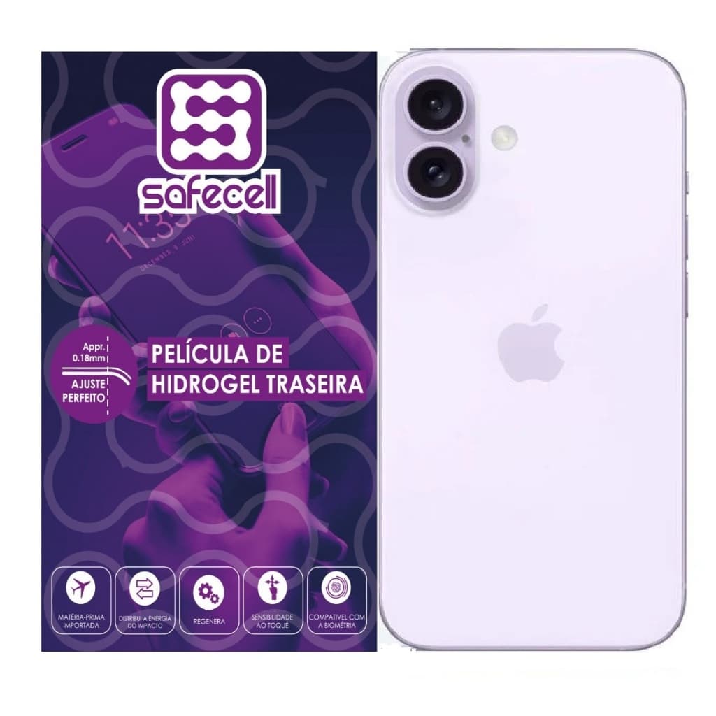 Película Hydrogel Hd Traseira Para iPhone 16