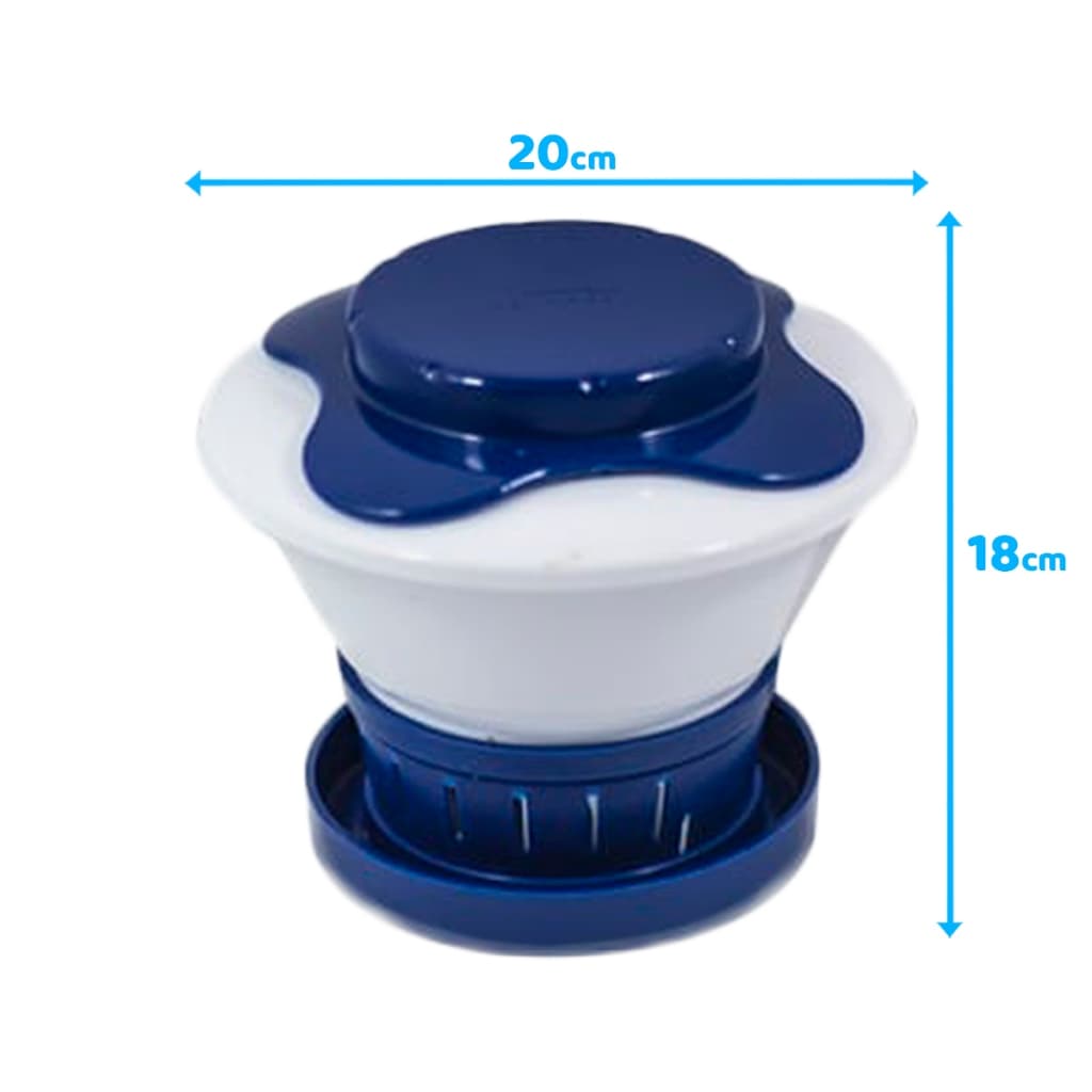 Clorador Flutuante De Piscina Flutuador Margarida Para Pastilhas De Cloro