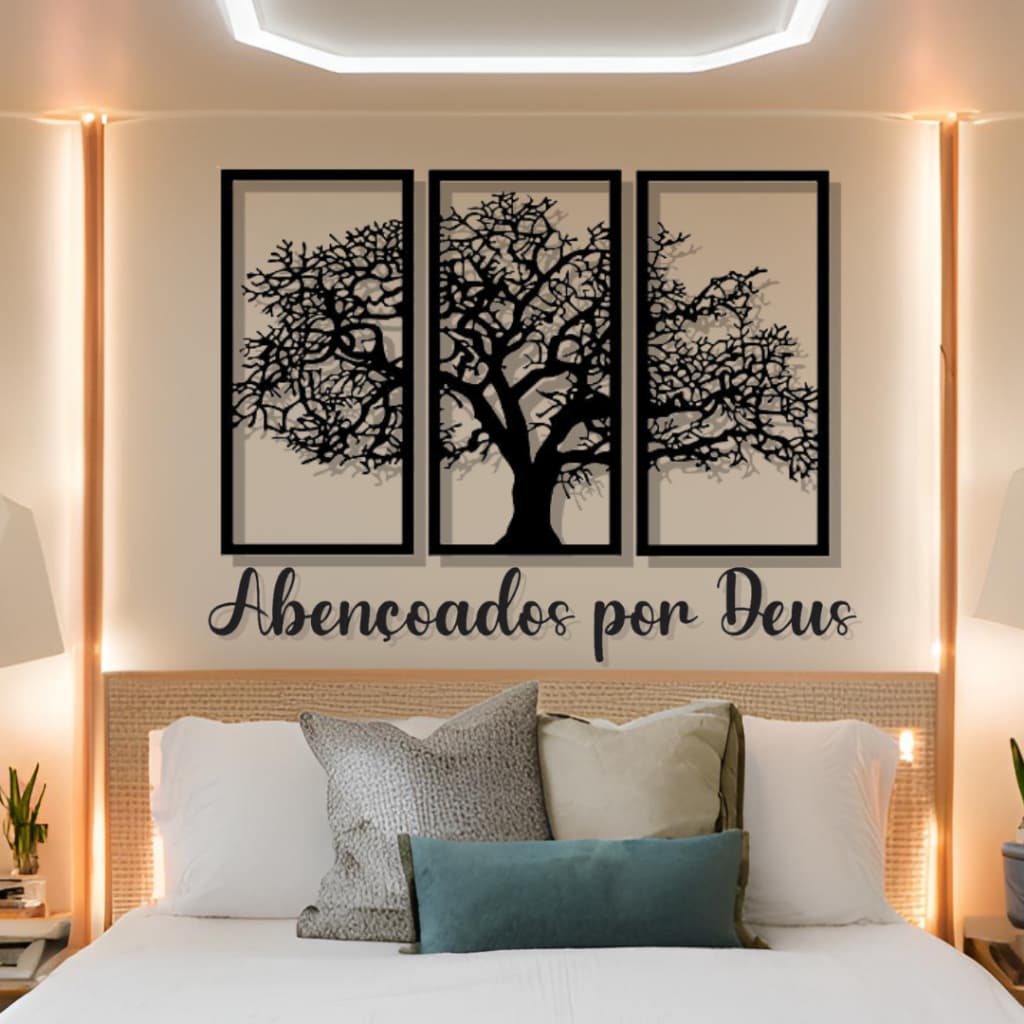 Quadros Decorativos Decoração de Quarto Sala Casa Cozinha + Frase