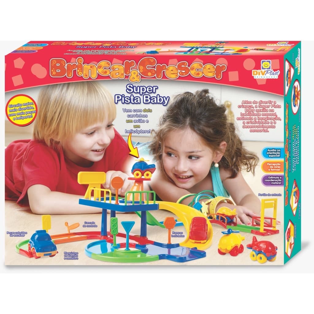 Super Pista Baby Compatíveis com carrinhos Hot Wheels