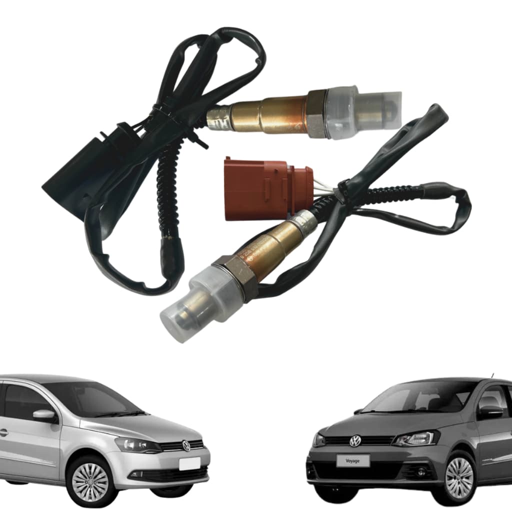 Kit Sonda Lambda VW Pré e Pós Fox Gol Polo Saveiro Voyage 030906262R 030906262Q 6262