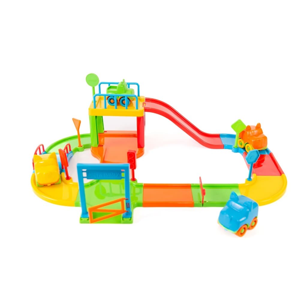 PISTA BABY ANIMAL B&C - pista para carrinho - brinquedo - baby - colorido - divertido - divplast