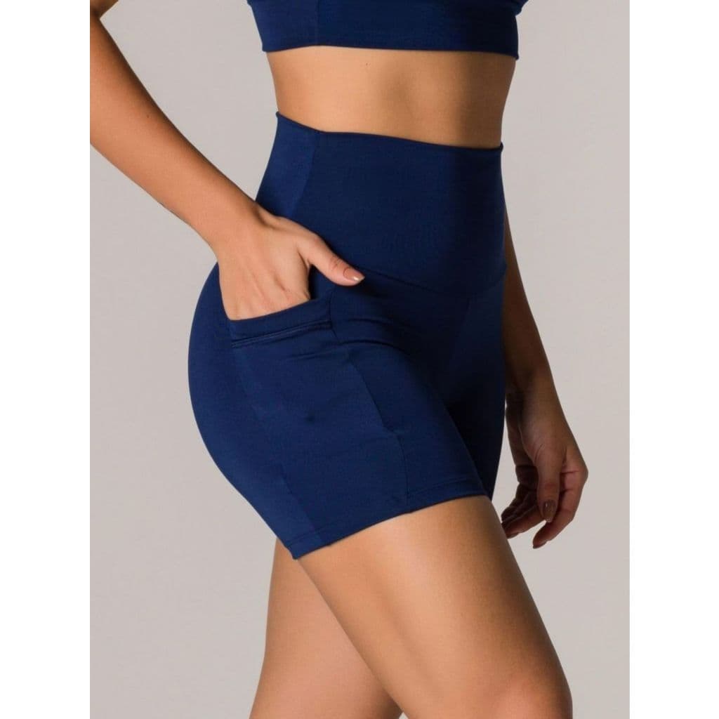 Short Legging com BOLSO fitness levanta bumbum modeladora  poliamida ideal para Academia pilates e ginastica