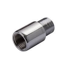 Alongador Prolongador Extensor De Torneira Em Metal Cromado 1/2" 4CM