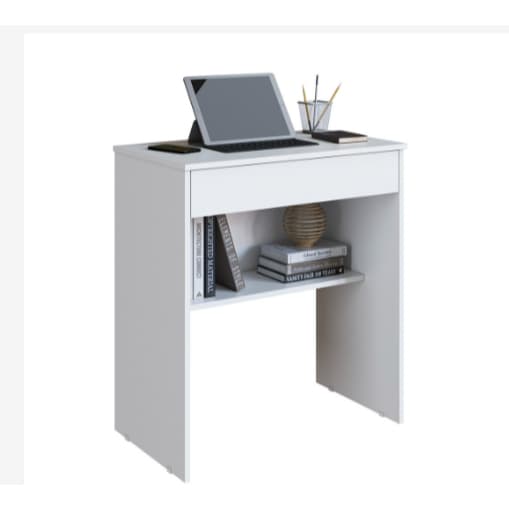 Escrivaninha De Estudos Home Office Com 1 Gaveta Escolha a Cor