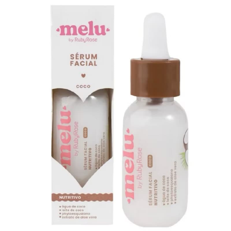 Sérum Coco e Melancia Melu Ruby Rose Hidratante Skincare Ruby Rose 35ml