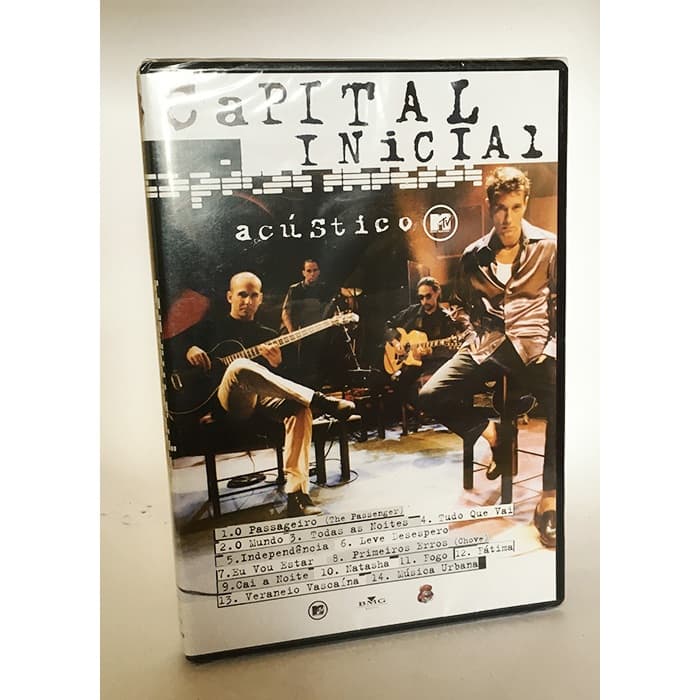 Dvd Capital Inicial Acústico Mtv (Novo/Lacrado/Original)