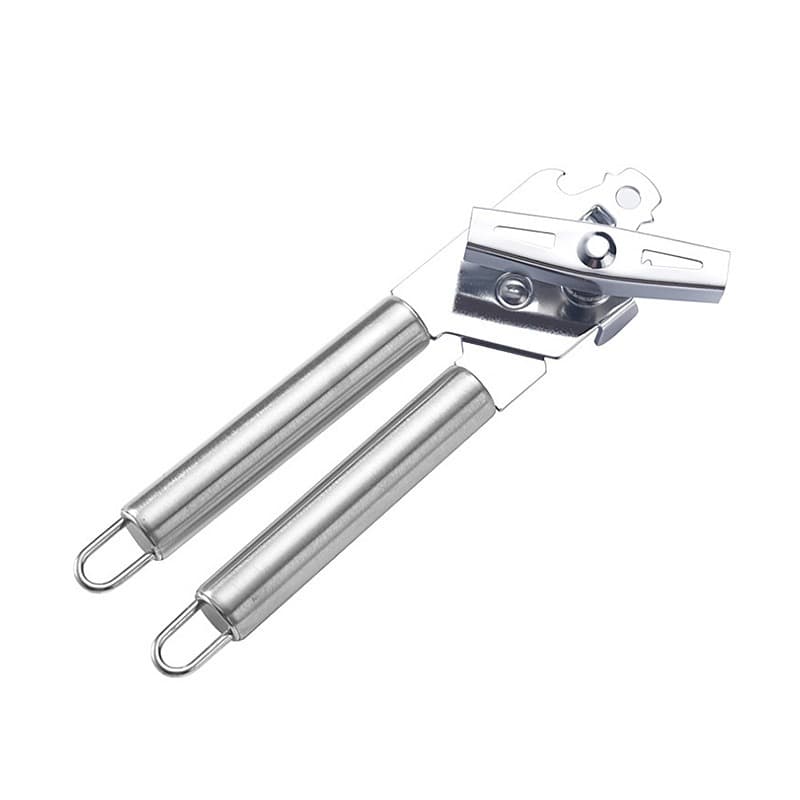 Abridor De Latas Aco Inox com Manivela Profissional Chef