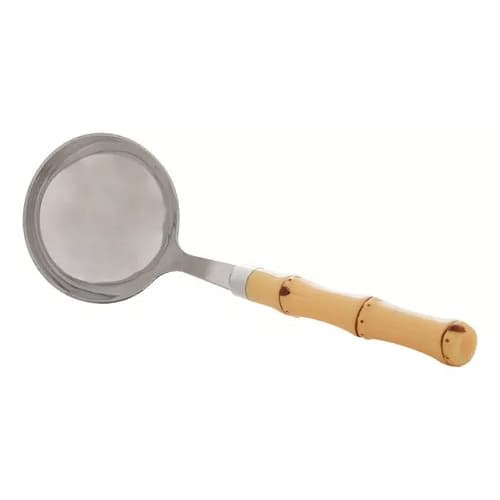 Concha  P/ Sopa Aço Inox Cabo Plástico Bambu - Lyor