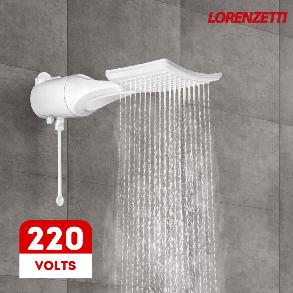 Chuveiro Ducha Eletrônica Loren Shower Ultra Lorenzetti 220v 6800w Branco